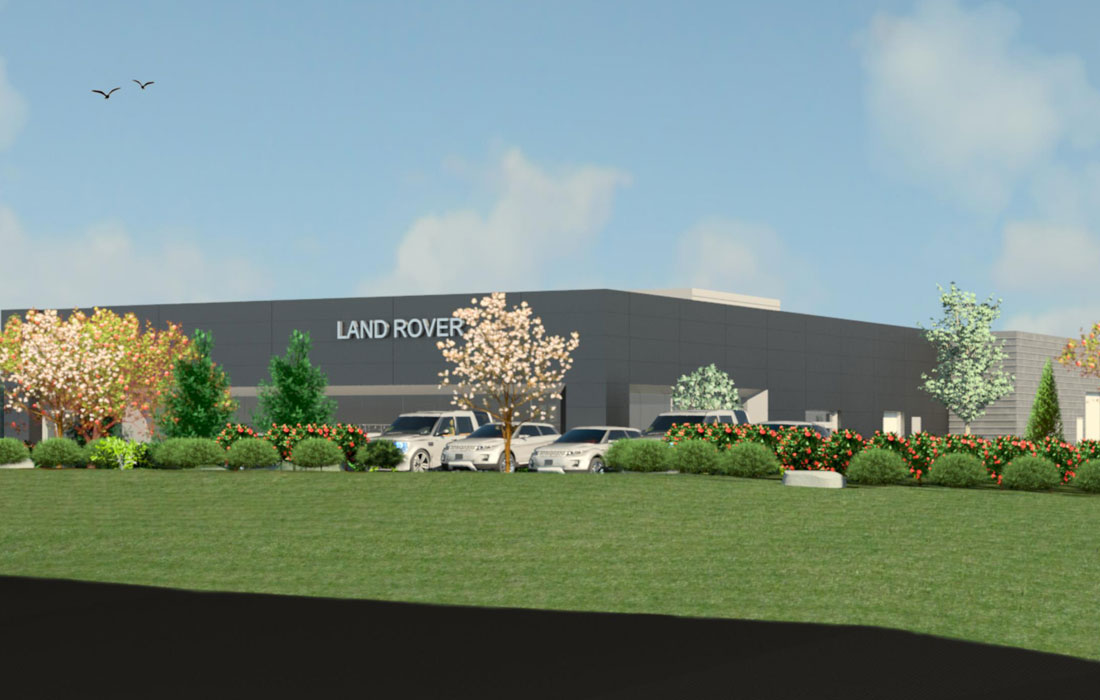 New Land Rover Facility in Bedford Approved Eckman Construction