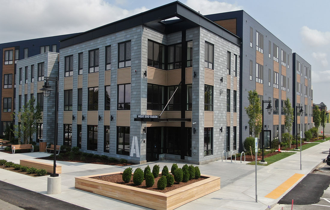 Eckman Construction, Bedford, Mixed-Use, Multi-Family, New, Construction, New Hampshire, West End Yards, Portsmouth